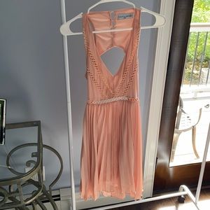 French Corner soho peach dress size medium